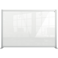 Nobo Premium Plus Clear Acrylic Protective Desk Divider Screen Modular System