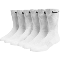 Damen - Elastan/Lycra/Spandex Bekleidung Nike Everyday Cushioned Training Crew Socks Unisex 6-pack - White/Black