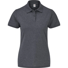 Fruit of the Loom Ladies 65/35 Polo Shirt - Dark Heather