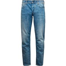Herren - L28 - W34 Jeans G-Star 3301 Tapered Jeans - Light Indigo Aged