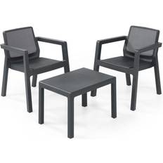 Keter Lounge-Sets Keter Emily Lounge-Set, 1 Bord inkl. 2 Stolar