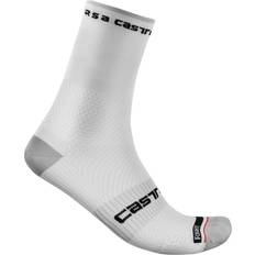 Castelli Men Underwear Castelli Rosso Corsa Pro 15 Socks Men - White