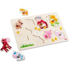 Steckpuzzles Haba Clutching Puzzle Granny Lenas Animals 8 Pieces