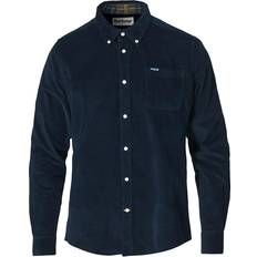 M - Oxfordskjorter Barbour Ramsey Corduroy Shirt - Navy