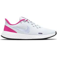 Nike Revolution 5 GS - Football Grey/Fireberry/White/Purple Pulse