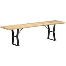 vidaXL Solid Mango Wood Dining Table 15.7x63"