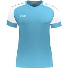 JAKO Champ 2.0 Short-Sleeved Jersey Unisex - Light Blue/White