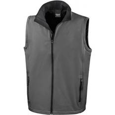 Result Printable Softshell Bodywarmer - Charcoal/Black