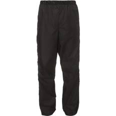 Polyester Regenhosen Vaude Fluid Full-Zip Pants II - Black