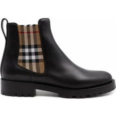 Rubber Chelsea Boots Burberry Vintage Check Chelsea Boots - Black