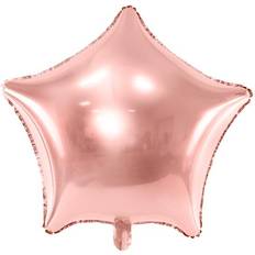 PartyDeco Foil Ballons Star 48cm Rose Gold