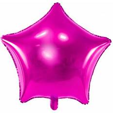 PartyDeco Foil Ballons Star 48cm Dark Pink