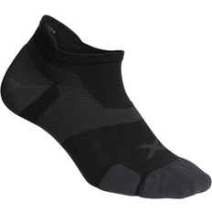 2XU Vectr Cushion No Show Socks Unisex - Black/Titanium