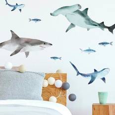 RoomMates Sharks Peel and Stick Wall Decals