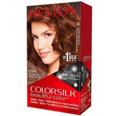 Pleiende Permanente hårfarger Revlon ColorSilk Beautiful Color #46 Medium Golden Chestnut Brown