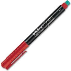 Faber-Castell Multimark Overhead Marker Permanent F Red
