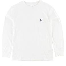 Ralph Lauren T-shirts Children's Clothing Ralph Lauren Logo Long Sleeve Tee - White (323708456002)