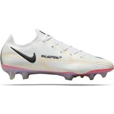 Nike Phantom Soccer Shoes Nike Phantom GT2 Elite FG - White/Bright Crimson/Pink Blast/Black