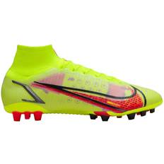 Artificial Grass (AG) - Nike Mercurial - Women Soccer Shoes Nike Mercurial Superfly 8 Elite AG - Volt/Black/Bright Crimson