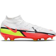 Nike Phantom GT2 Pro Dynamic Fit FG - White/Volt/Bright Crimson