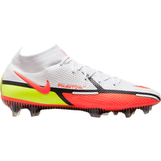 Nike Phantom Sportschuhe Nike Phantom GT2 Dynamic Fit Elite FG - White/Volt/Bright Crimson