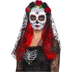 Around the World - Women Facemasks Smiffys Day of the Dead Senorita Mask