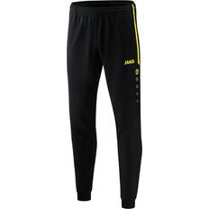 Damen - Laufen Hosen JAKO Competition 2.0 Polyester Pants Unisex - Black/Neon Yellow