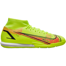 Indoor (IN) - Nike Mercurial - Women Soccer Shoes Nike Mercurial Superfly 8 Academy IC - Volt/Bright Crimson/Black