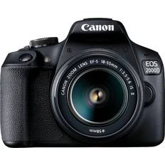 Speilreflekskameraer Canon EOS 2000D + 18-55mm IS II
