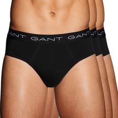 Gant Herre Underbukser Gant Cotton Stretch Briefs 3-pack - Black