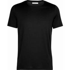 Men - Merino Wool T-shirts Icebreaker Merino Tech Lite II Short Sleeve T-shirt - Black