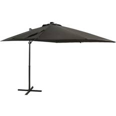 vidaXL Cantilever Umbrella with Pole and LED Lights 250cm