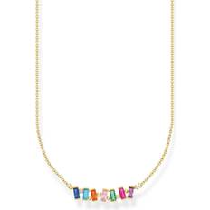 Thomas Sabo Colourful Necklace - Gold/Multicolour