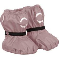 Mikk-Line Rain Footies with Fleece - Adobe Rose