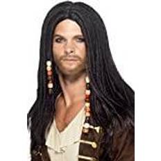 Smiffys Pirate Wig Black