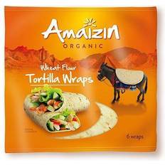 Amaizin Organic Wheat Flour Tortilla Wraps 240g 6st