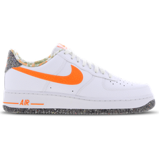  Nike Mens Air Force 1 Low CU8067 800 Orange Skeleton - Size  4.5