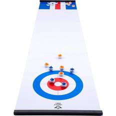 Shuffleboards Tischspiele Longfield Giant Curling & Shuffleboard Game 180cm