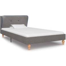 vidaXL Bed with Memory Foam Mattress 74cm Bettrahmen 90X200cm