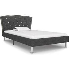 vidaXL Bed with Mattress 89cm Bettrahmen 90X200cm