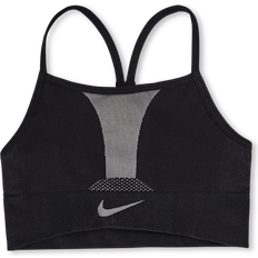 Бюстгальтер спортивный Nike Indy UltraBreathe Bra W -  black/black/black/dark smoke grey – купить за 5 157 руб