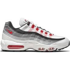 Nike Air Max 95 Summit White Off Noir Light Smoke Grey Chile Red