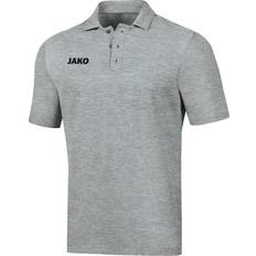 JAKO Base Polo Shirt Unisex - Mottled Light Gray