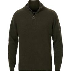 Barbour Herre Overdeler Barbour Holden Half Zip Sweater - Olive Marl