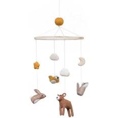 Wolle Mobiles Sebra Felted Baby Mobile Nightfall