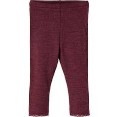 Name It Wool Leggings - Red/Red Mahogany (13187933)