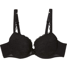 Pour Moi Rebel Padded Plunge Bra - Black