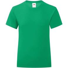 Fruit of the Loom Girl's Iconic 150 T-shirt - Kelly Green (61-025-047)