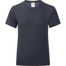 Fruit of the Loom Girl's Iconic 150 T-shirt - Deep Navy (61-025-0AZ)