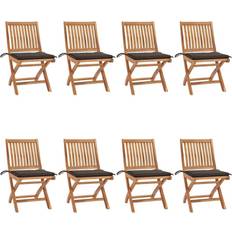 vidaXL 3072869 8-pack Garden Dining Chair